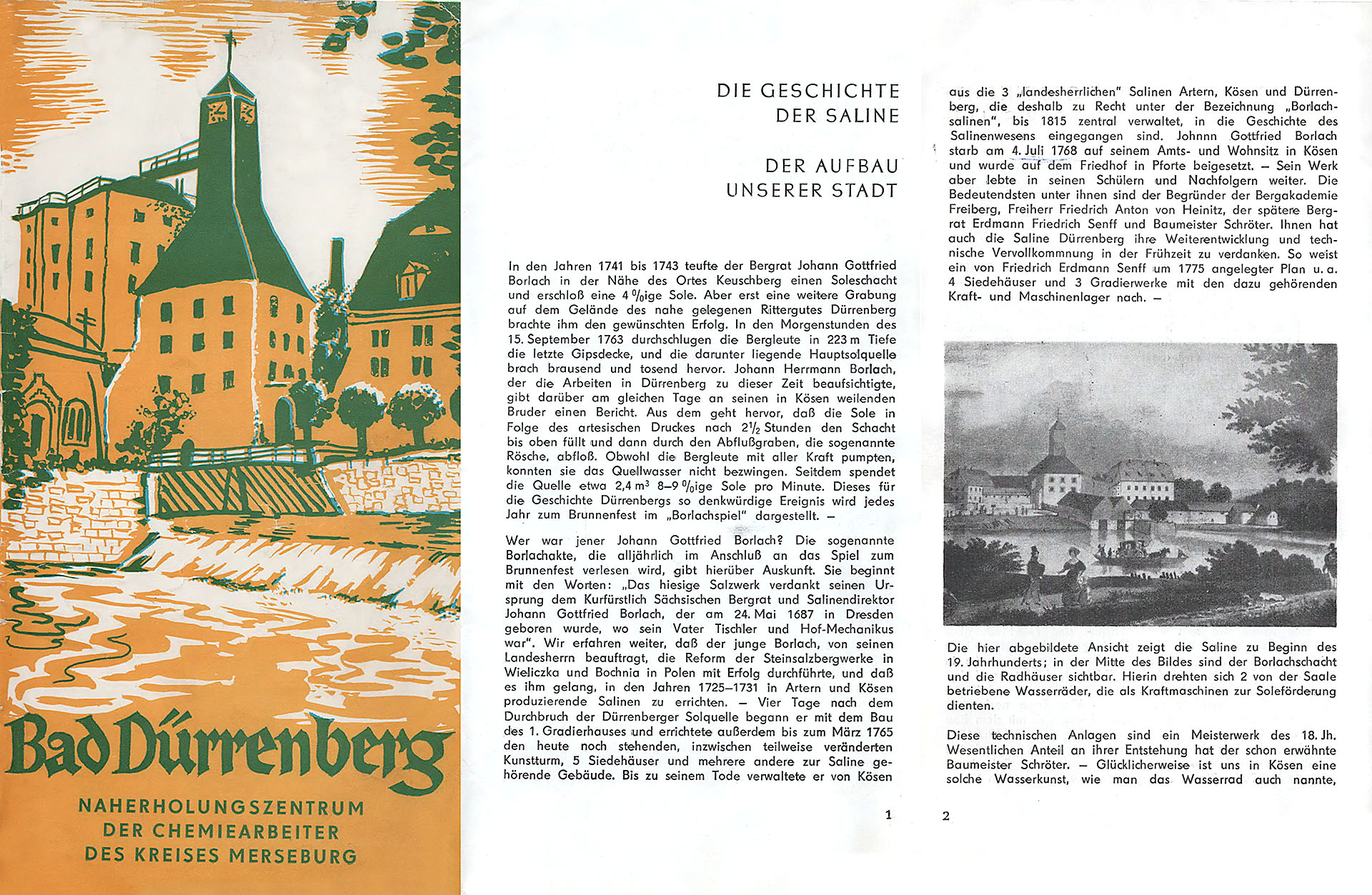 Bad Dürrenberg - Naherholungszentrum der Chemiearbeiter des Kreises Merseburg